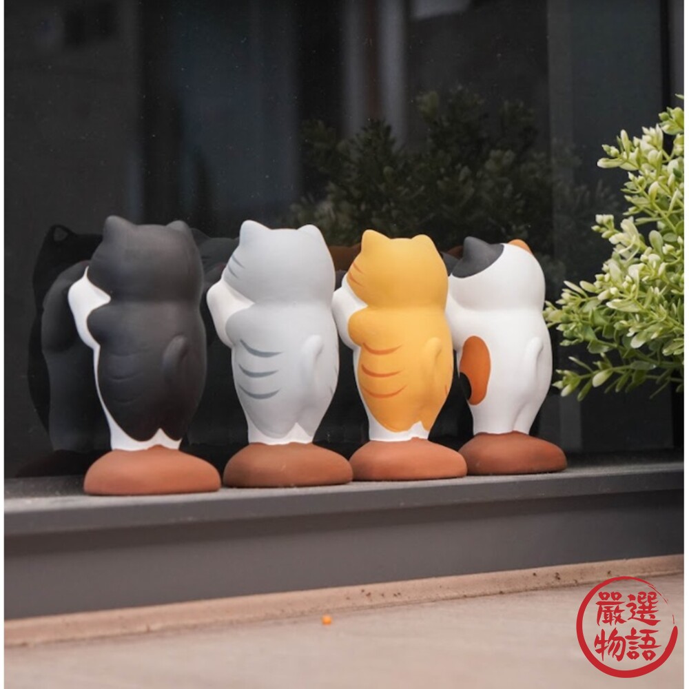 扁平趴趴貓公仔 療癒系 貓咪公仔 室內裝飾 送禮推薦 禮物 禮品 辦公小物 公仔收藏-圖片-1