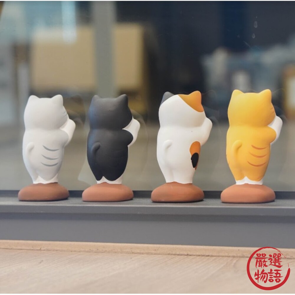 扁平趴趴貓公仔 療癒系 貓咪公仔 室內裝飾 送禮推薦 禮物 禮品 辦公小物 公仔收藏-圖片-3