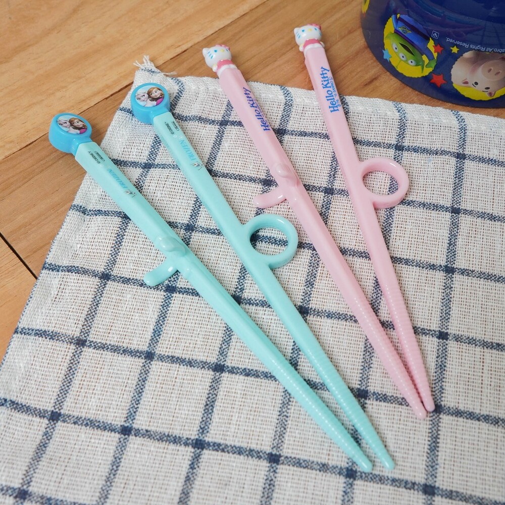 SF-014733-Skater 兒童學習環保筷 冰雪奇緣 Hello Kitty 訓練筷 筷子 兒童學習 學習筷