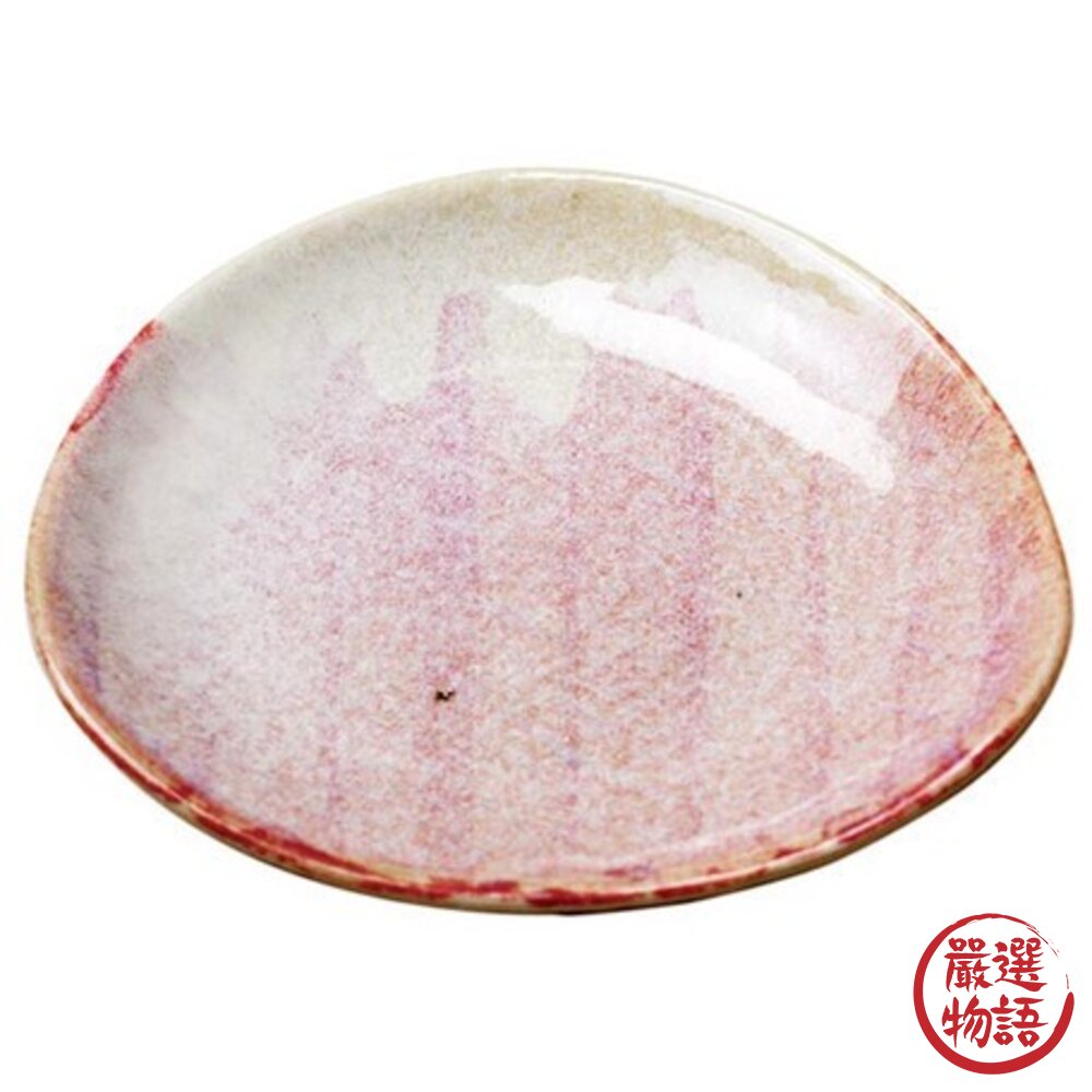 日本製 Rokuro Blut 六魯 美濃燒陶瓷 富士山造型小碟 小碟 醬油碟 小菜碟 粉色-圖片-3