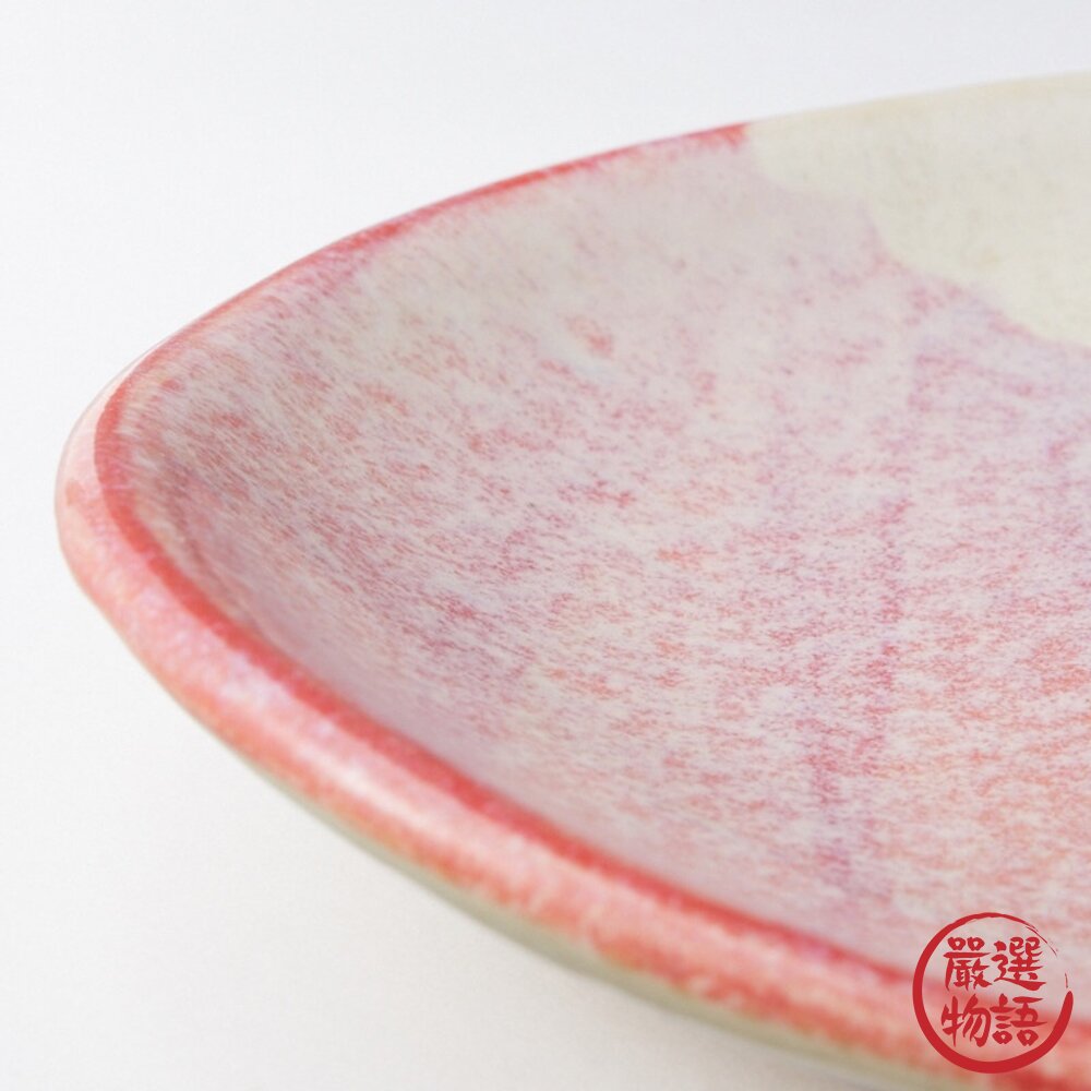 日本製 Rokuro Blut 六魯 美濃燒陶瓷 富士山造型小碟 小碟 醬油碟 小菜碟 粉色-圖片-4