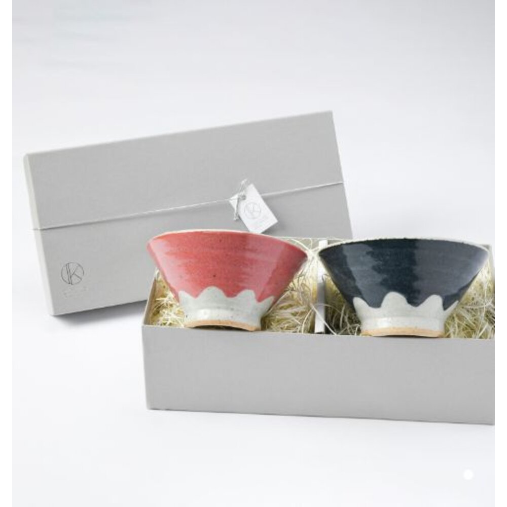 SF-014798-1-日本製 富士山碗組合 禮盒組 | 飯碗 赤富士 青富士 碗 陶瓷 送禮專用