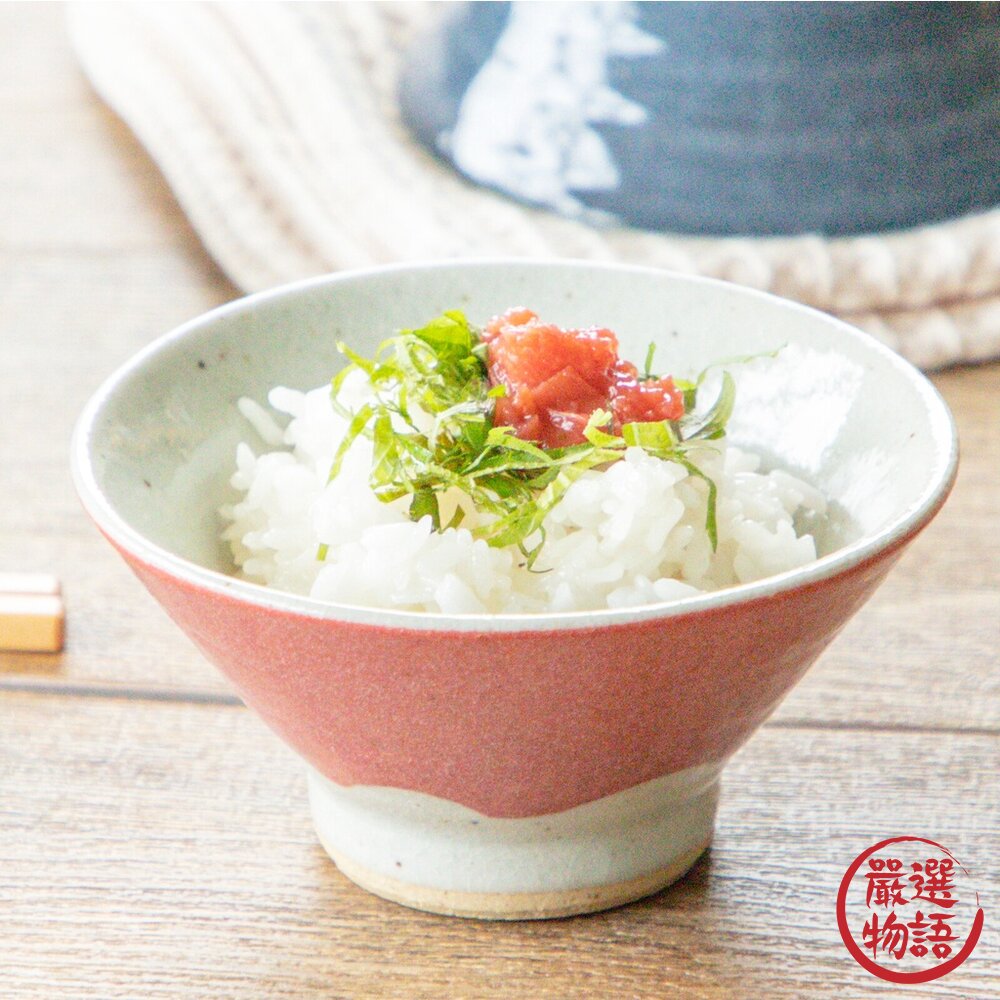 日本製 富士山碗 飯碗 赤富士 青富士 碗 陶瓷 情侶碗-圖片-4