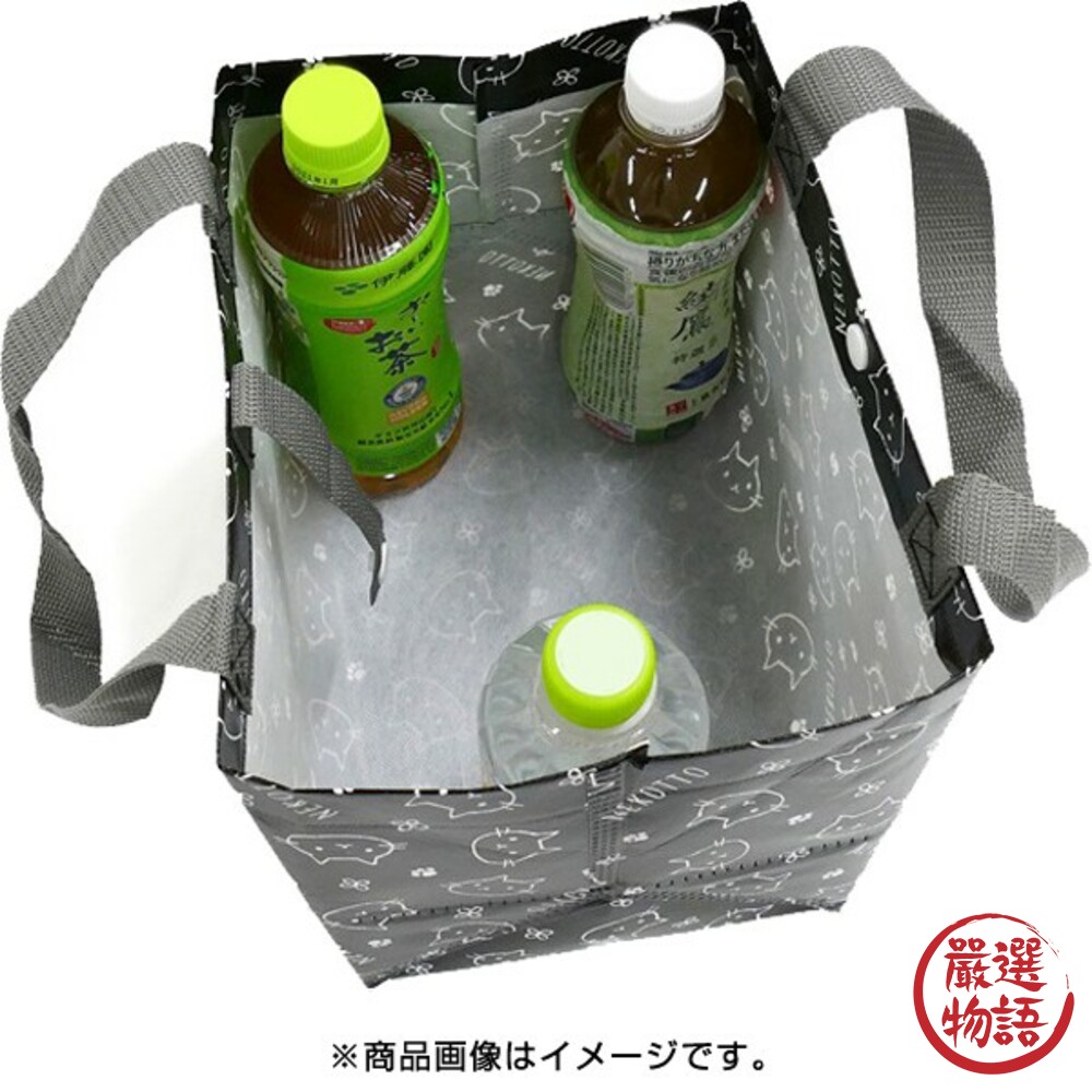 環保購物袋 便當袋 收納袋 寬底 手提袋 防水 抗汙 史努比 Kitty 貓 女孩 米奇-圖片-1