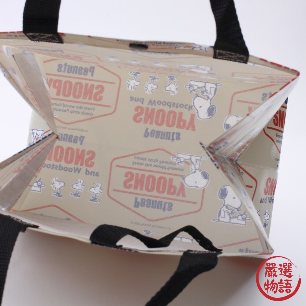 環保購物袋 便當袋 收納袋 寬底 手提袋 防水 抗汙 史努比 Kitty 貓 女孩 米奇-圖片-7