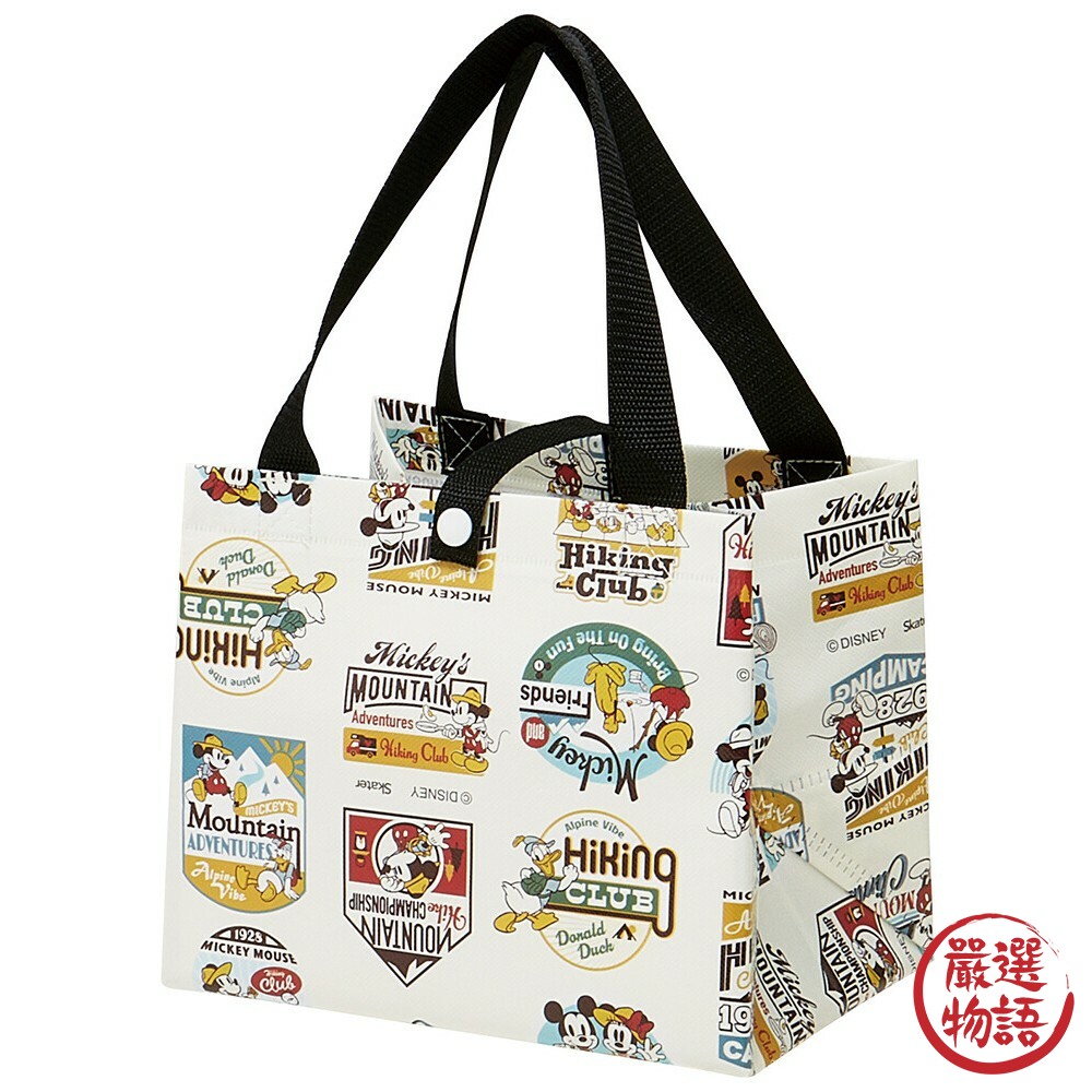 環保購物袋 便當袋 收納袋 寬底 手提袋 防水 抗汙 史努比 Kitty 貓 女孩 米奇-圖片-8