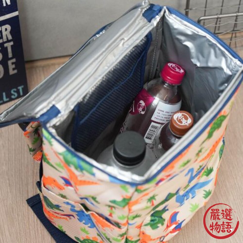 保溫袋 BURGER CONX 後背包式保冷 大容量易收納環保購物袋-圖片-4