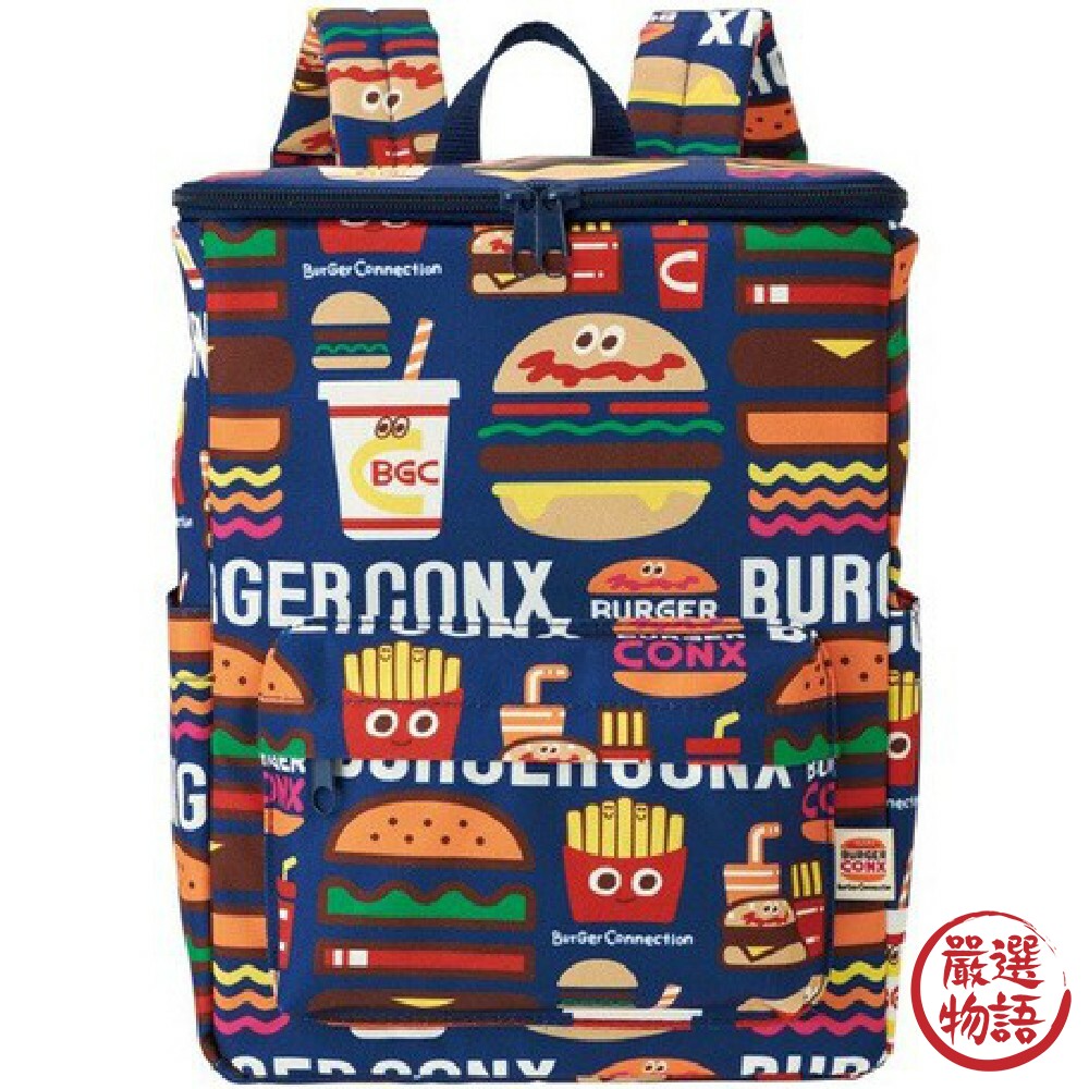 保溫袋 BURGER CONX 後背包式保冷 大容量易收納環保購物袋-圖片-5