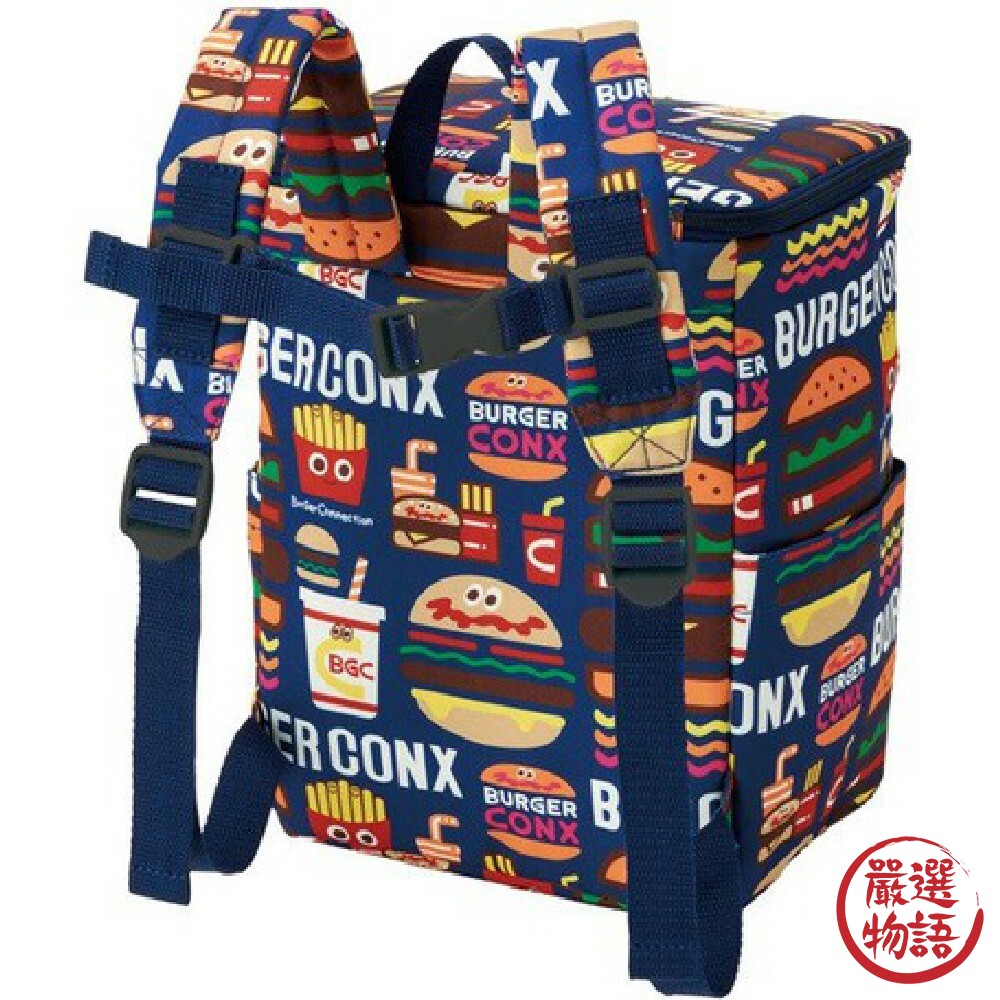 保溫袋 BURGER CONX 後背包式保冷 大容量易收納環保購物袋-圖片-7