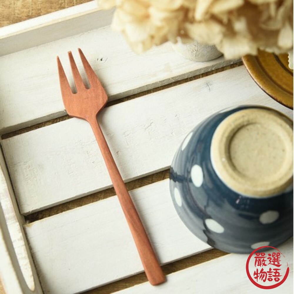天然木餐具 Nature Cutlery 餐匙 餐叉 湯匙 叉子 餐叉 木製餐具 天然木-圖片-4