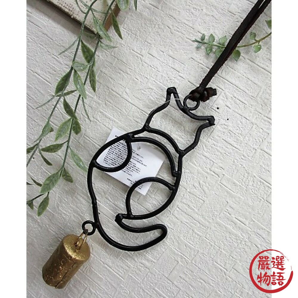 動物風鈴 懷舊復古古董風格 造型門鈴 鑄鐵 貓 狗 玄關 門裝飾-圖片-4