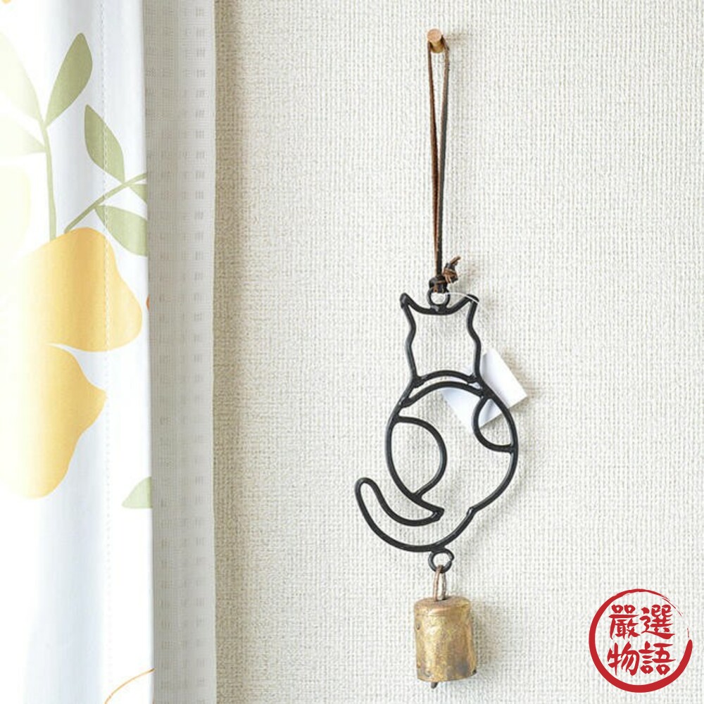 動物風鈴 懷舊復古古董風格 造型門鈴 鑄鐵 貓 狗 玄關 門裝飾-圖片-5