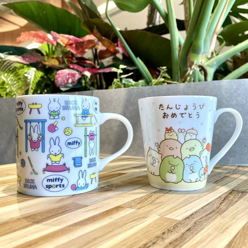 SF-014975-卡通馬克杯 角落生物/米飛兔 陶瓷咖啡杯 牛奶杯水杯