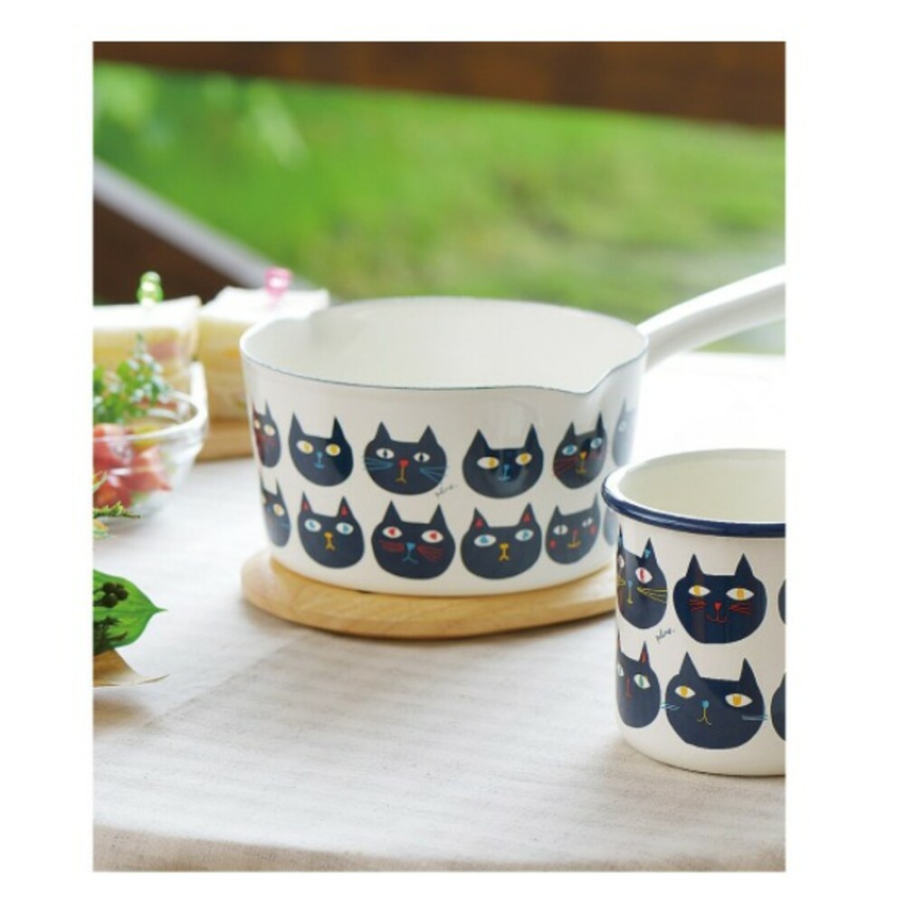 SF-015053-日本製 豐琺瑯 PLUNE 琺瑯單手鍋 日式搪瓷鍋 琺瑯鍋 鍋具 禮盒 廚房用品 日式廚具