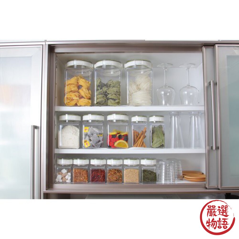 日本製透明密封收納儲存罐 1.1L/500L TAKEYA 儲物罐 密封罐 收納罐 角型 封面照片