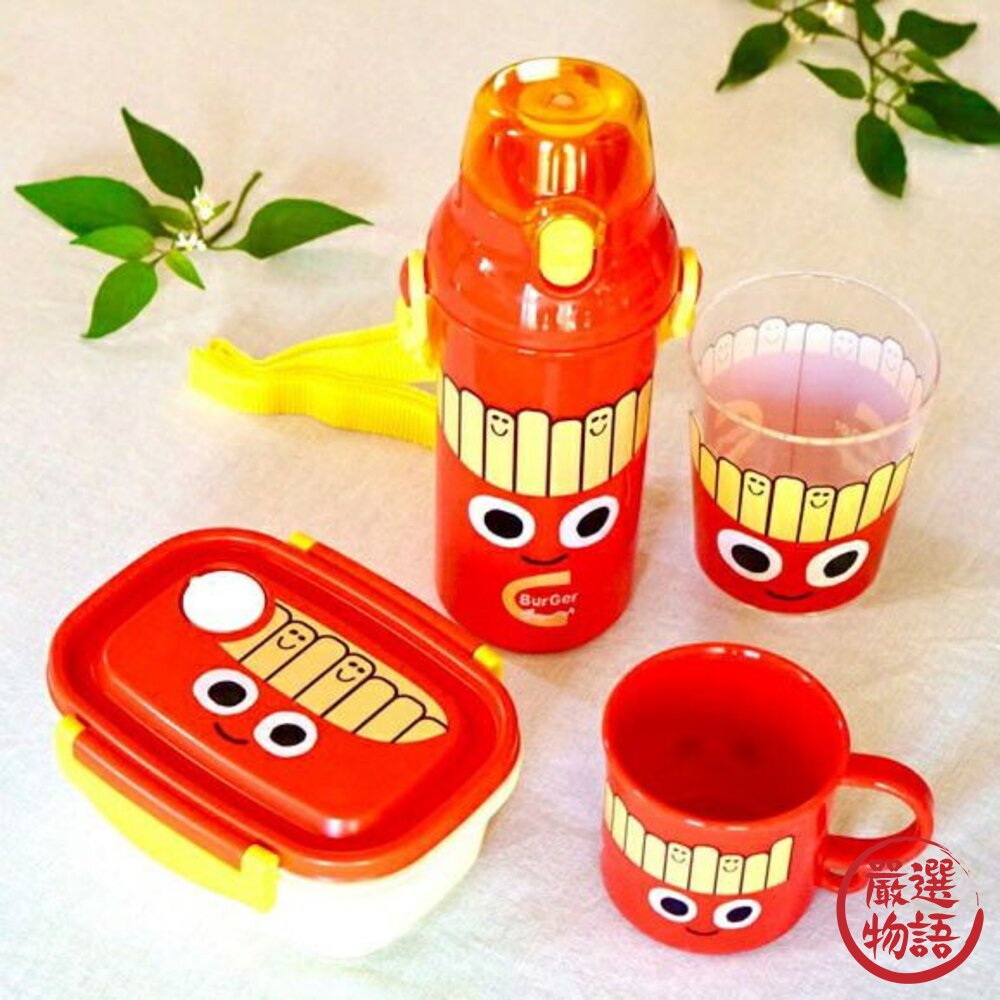 日本製 Burger Conx 漢堡 薯條便當盒 兩款可選 可微波 便當 午餐盒 野餐盒 保鮮盒-圖片-5
