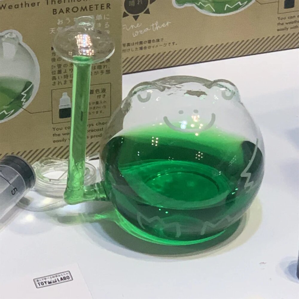 SF-015078-晴雨預報瓶 青蛙 天氣預報 預測 氣象 晴天 雨天 青蛙 自然實驗 兒童科學