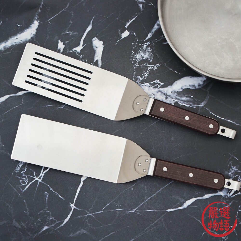 日本製 燕三條 鐵板鏟 煎鍋 專用鏟 煎鏟 煎餃 大阪燒 鏟子 鐵板燒 鍋鏟 炒菜 廚房用具-圖片-1