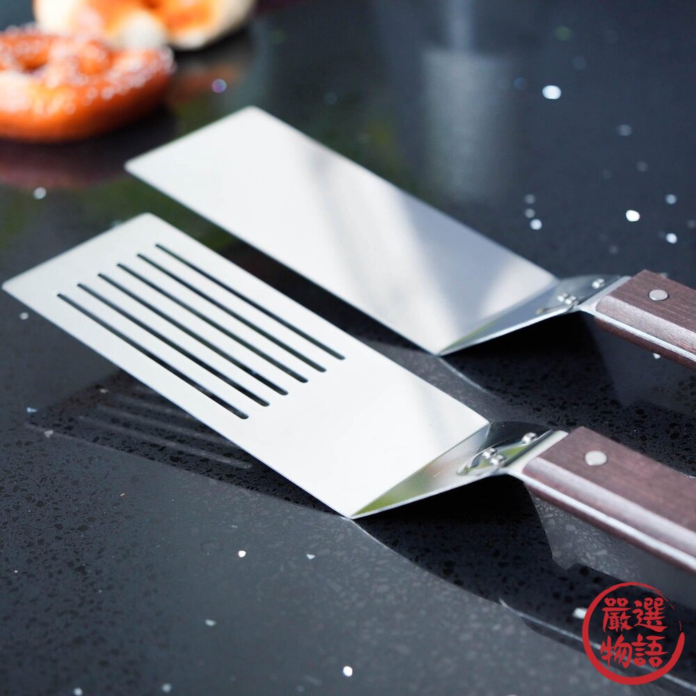 日本製 燕三條 鐵板鏟 煎鍋 專用鏟 煎鏟 煎餃 大阪燒 鏟子 鐵板燒 鍋鏟 炒菜 廚房用具-圖片-2