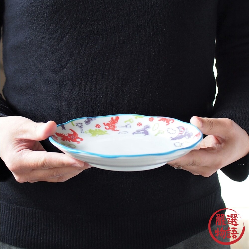 美濃燒恐龍系列餐具 盤/湯杯/大碗 兒童餐具 恐龍盤 拉麵碗 丼飯碗 湯碗 陶瓷 泡湯杯-圖片-4
