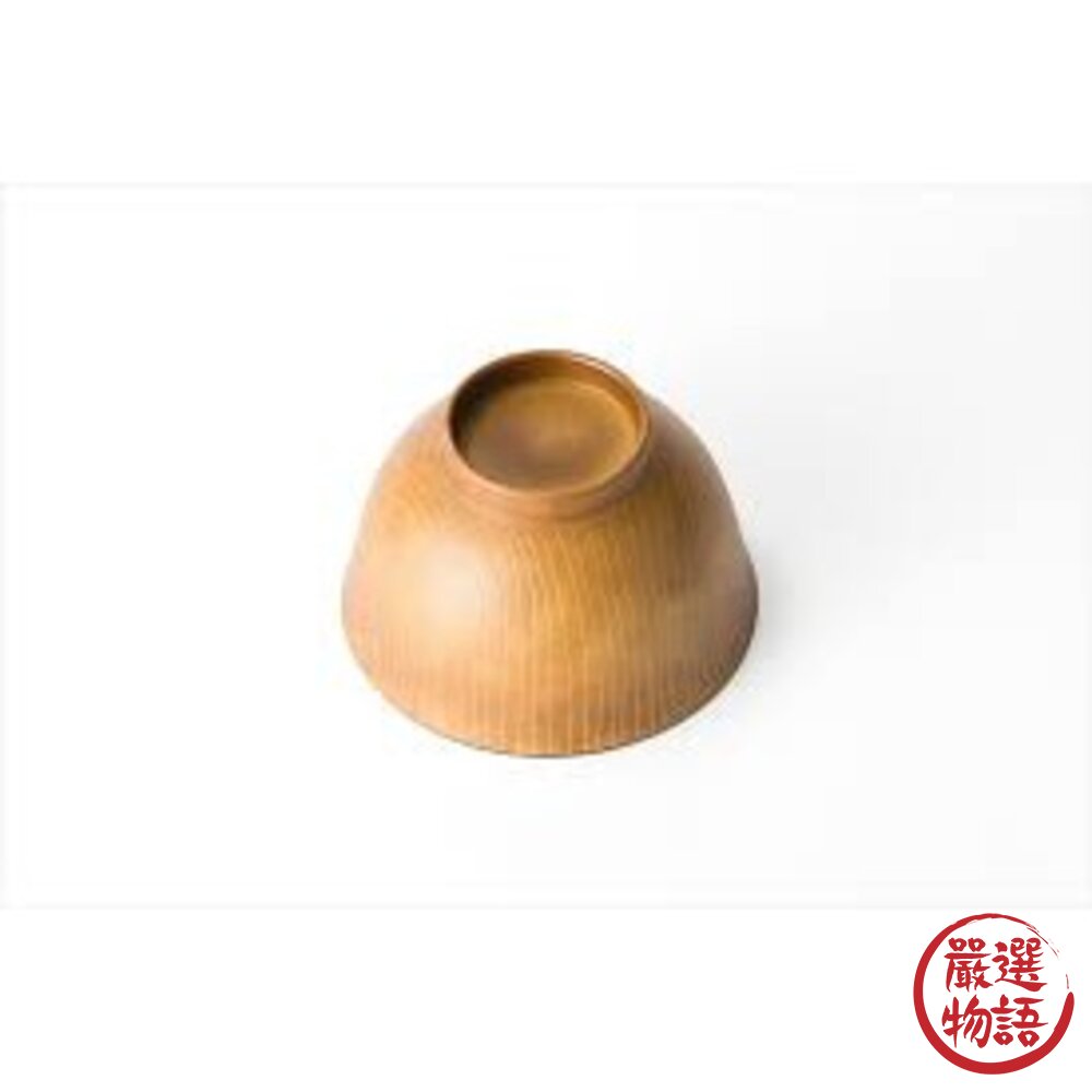 日本製 月兔碗 木紋碗 可微波 耐熱 多用碗 飯碗 木紋 餐碗 刷紋 湯碗 底座-圖片-6