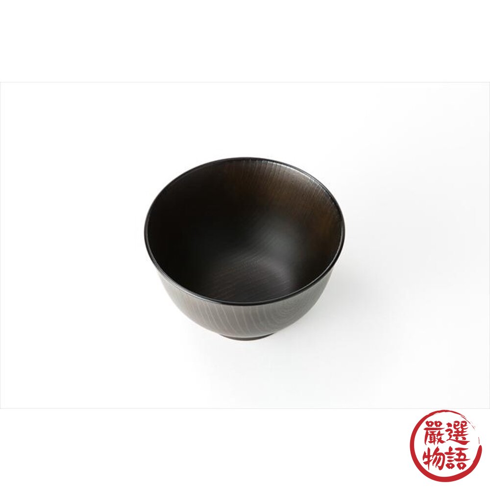 日本製 月兔碗 木紋碗 可微波 耐|多用碗 飯碗 木紋 餐碗 刷紋 湯碗 底座-圖片-7