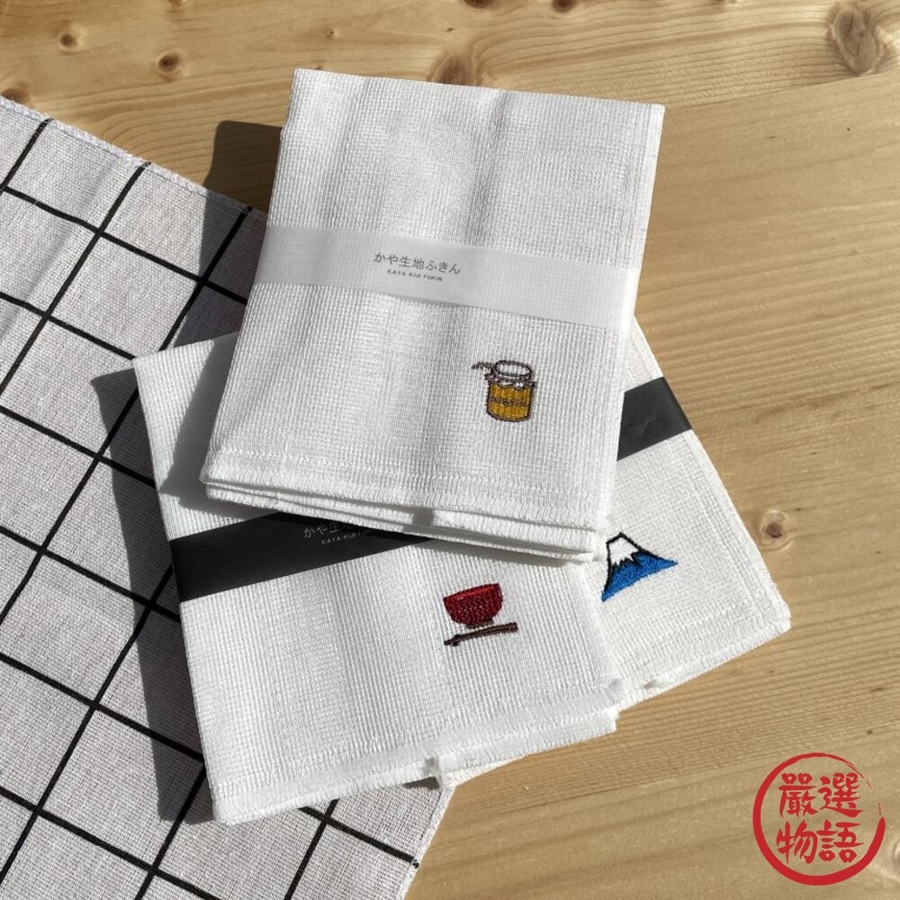日本製 廚房抹布 擦拭布 家事布 廚房抹布 吸水抹布 KAYA 擦餐具-圖片-4