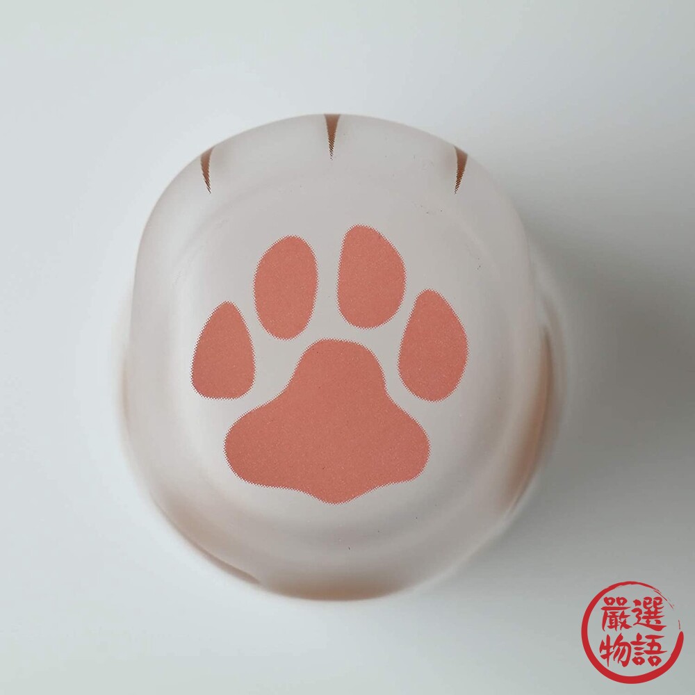 日本製 動物腳掌杯 2022新款 coconeco 虎/豹 親子杯 牛奶杯 腳掌杯 肉球 玻璃杯-圖片-7
