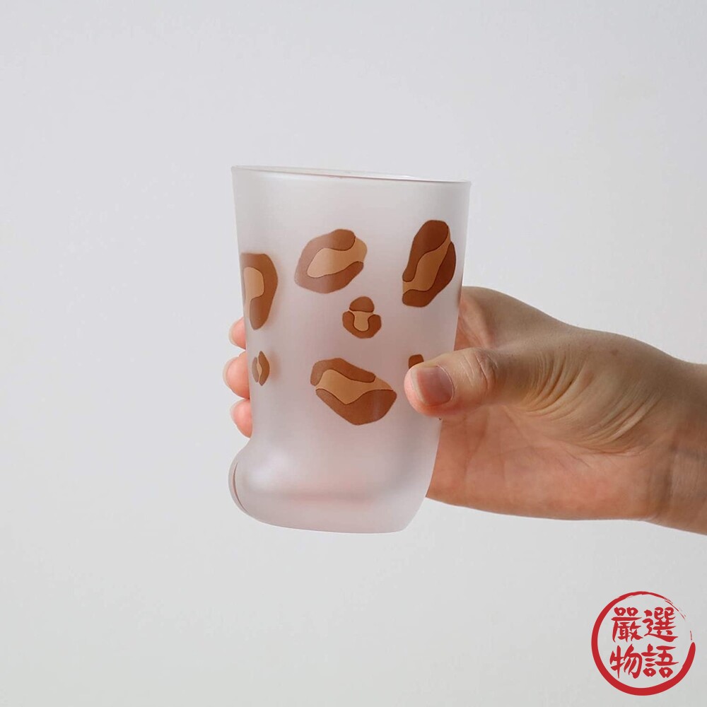 日本製 動物腳掌杯 2022新款 coconeco 虎/豹 親子杯 牛奶杯 腳掌杯 肉球 玻璃杯-圖片-8