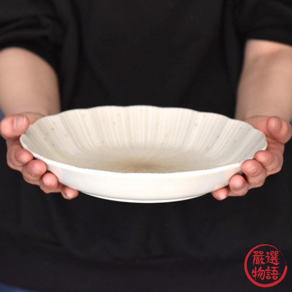 日本製 美濃燒圓盤 Ashikaga 咖哩盤 義大利麵 菜盤 盤子 盤 陶瓷 簡約餐盤 三色可選-圖片-5