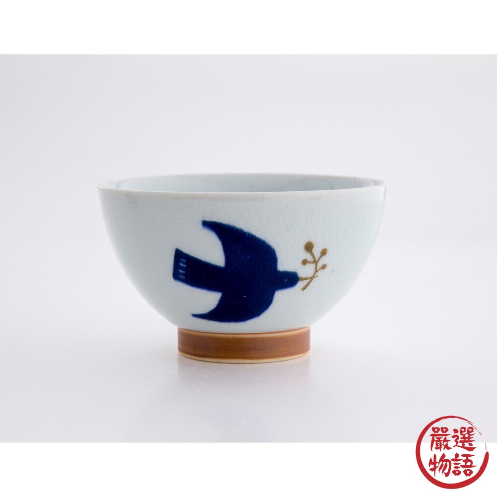日本製 海鷗日式飯碗 波佐見燒 輕量茶碗 北歐風格 手握煎茶杯 夫妻碗 情侶對碗 送禮 飯碗-圖片-2