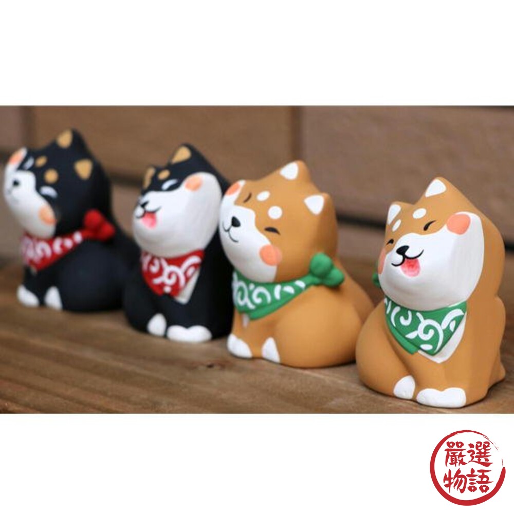 貼臉柴犬 辦公室 迷你裝飾 福氣 擺飾 臉貼臉 黑柴 黃柴 柴犬 療癒公仔 可愛動物-圖片-6