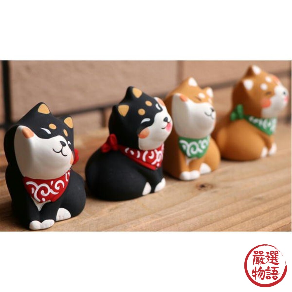 貼臉柴犬 辦公室 迷你裝飾 福氣 擺飾 臉貼臉 黑柴 黃柴 柴犬 療癒公仔 可愛動物-圖片-7