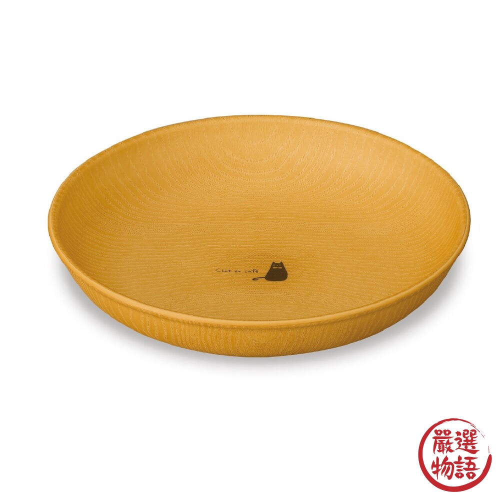 日本製 Chat de cafe 貓咪耐熱餐盤 圓盤/分隔盤/把手杯 露營 兒童餐具 盤 掛耳杯-圖片-1