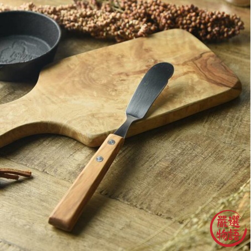 日本製 燕三條 不鏽鋼簡約木柄餐具 湯匙 餐刀 叉子 果醬抹刀 露營餐具 質感餐具 簡約 工業風-圖片-1