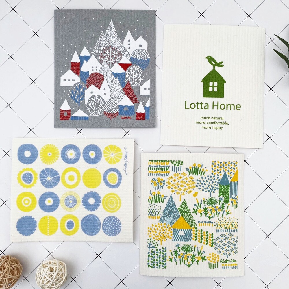 SF-015289-德國製廚房抹布 餐具擦拭布 北歐 纖維素抹布 不掉棉絮 吸水抹布 不留水痕 速乾