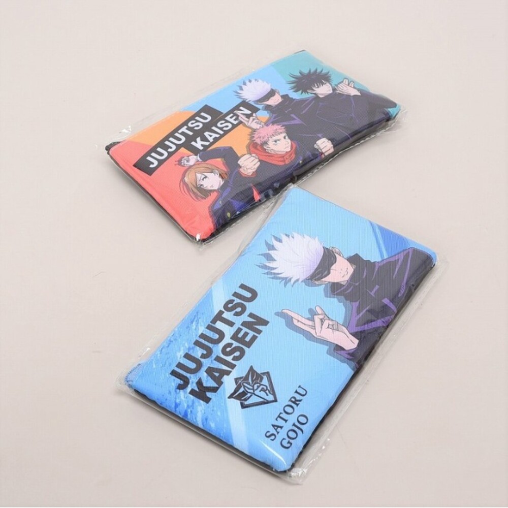 SF-015303-咒術迴戰鉛筆盒 AXCIS 卡通文具 筆袋 化妝包 收納袋 五條悟 虎杖悠仁 狗捲