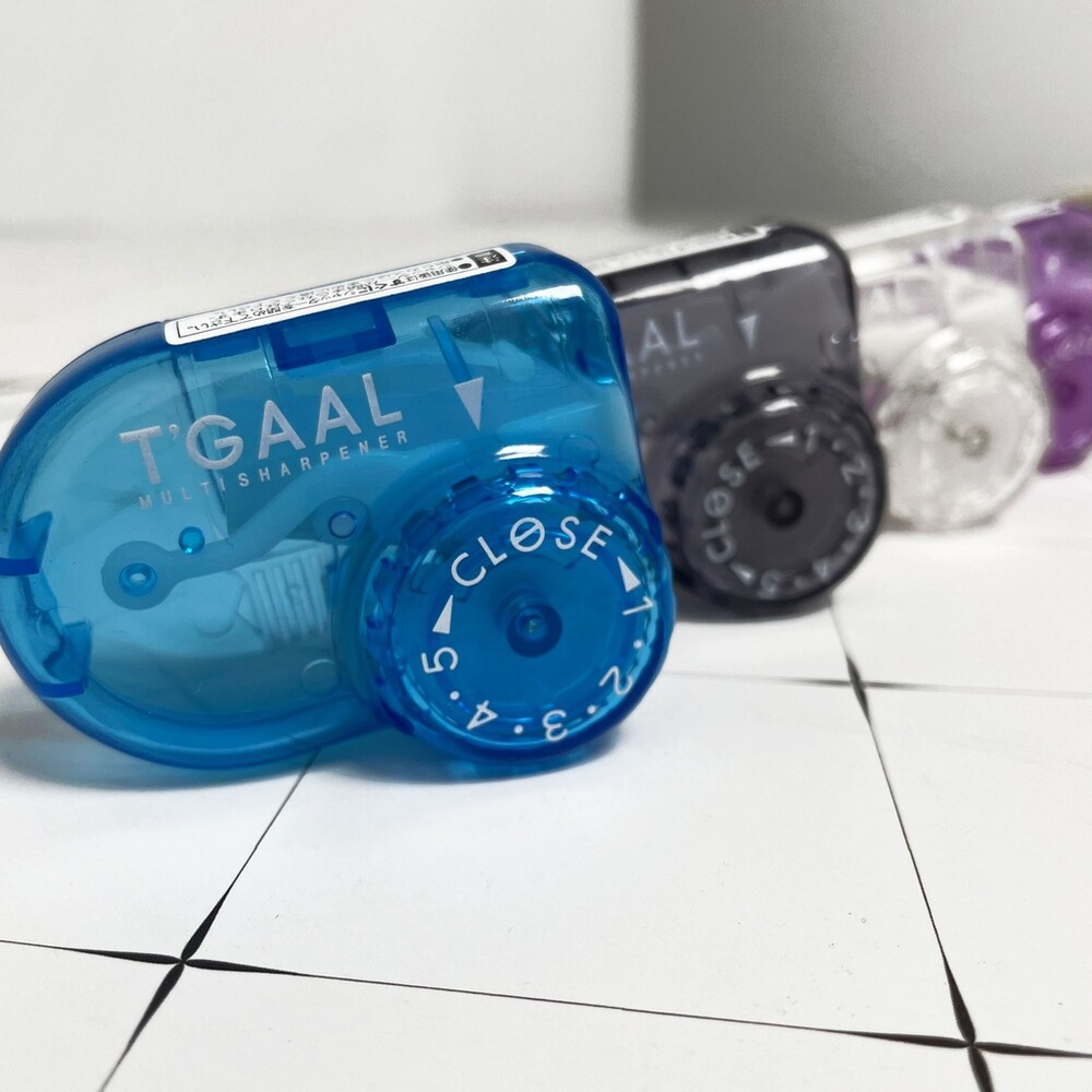 SF-015336-日本製 五段式削鉛筆機 KUTSUMA T'GAAL 筆尖粗細可調節 削鉛筆器 削筆器 鉛筆機