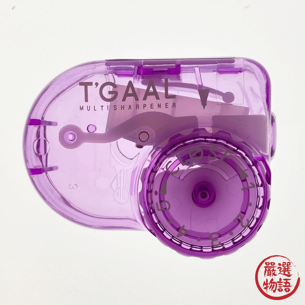日本製 五段式削鉛筆機 KUTSUMA T'GAAL 筆尖粗細可調節 削鉛筆器 削筆器 鉛筆機-圖片-3