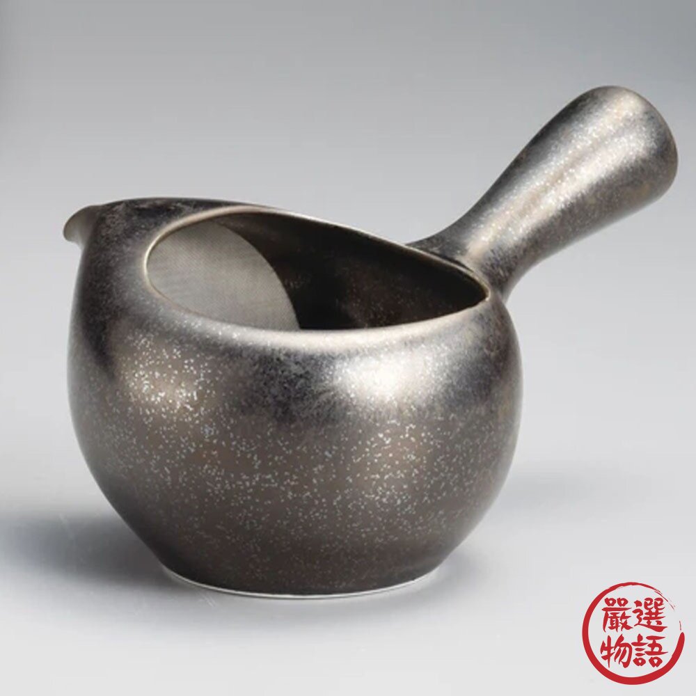 日本製 日式晶釉茶壺 無蓋 泡茶壺 熱水壺 橫手無須 傳統工藝 茶道 茶陶 泡茶 茶葉 常滑燒 封面照片