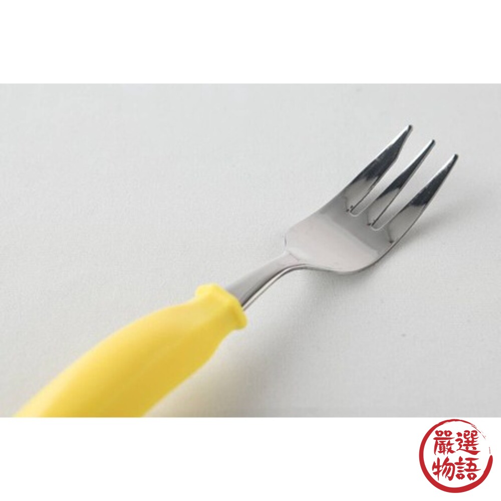 日本製 燕三條香蕉風格餐具組 環保餐具 創意設計 兒童餐具 造型餐具 不鏽鋼餐具 湯匙 叉子-圖片-4