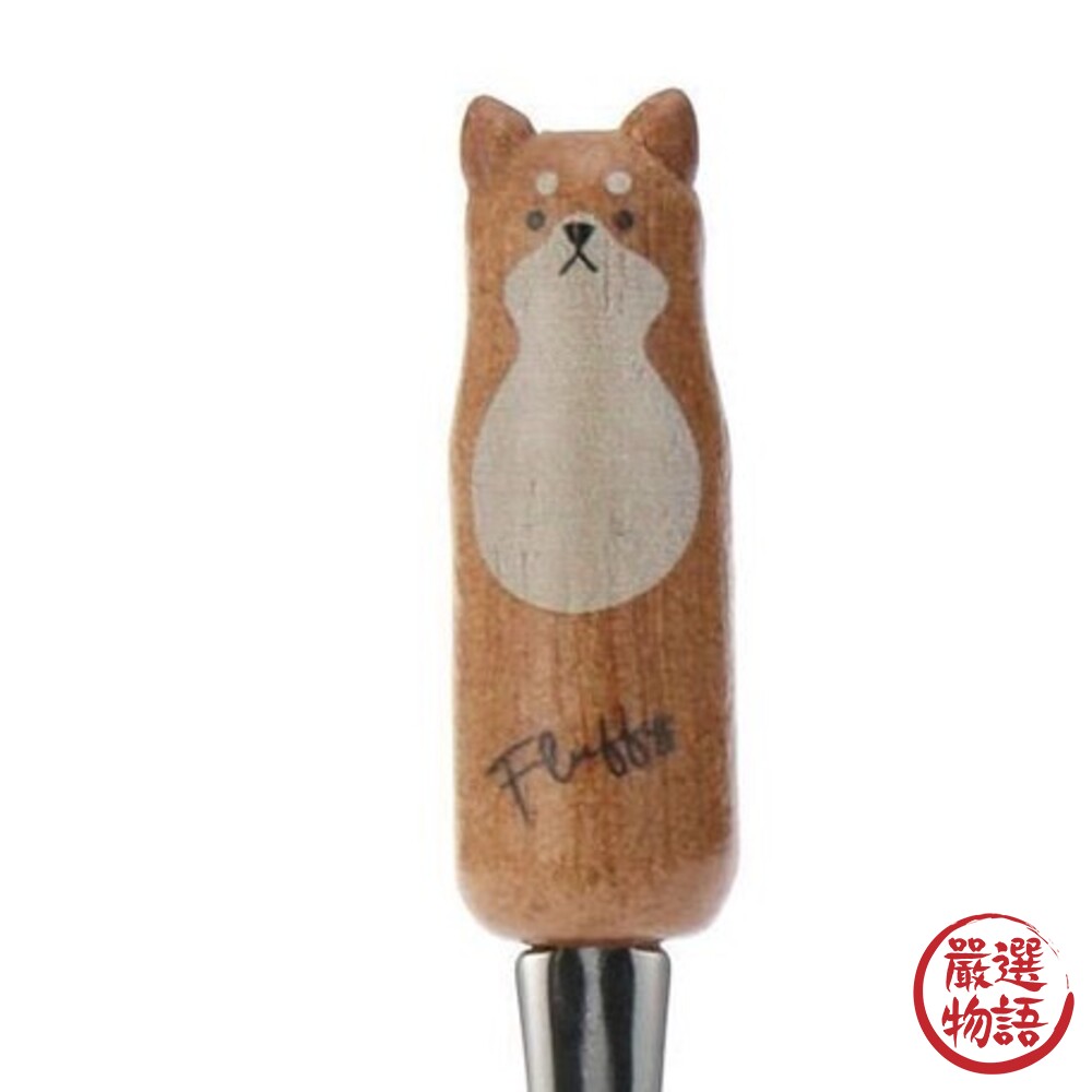 日本製 不銹鋼柴犬湯匙12.5cm 柴犬湯匙 攪拌 湯匙 柴犬 小湯匙 咖啡勺 下午茶-圖片-2