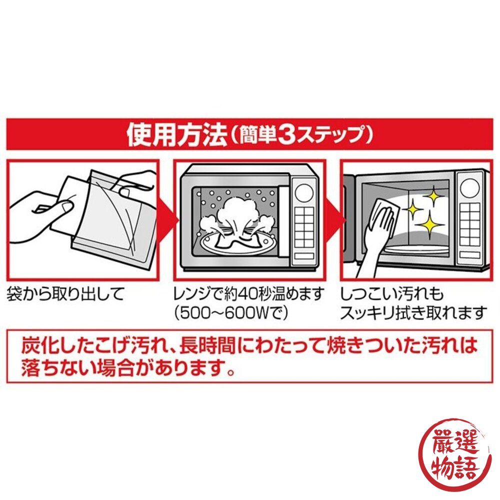 日本製微波爐清潔紙 UYEKI除菌|30秒微波爐 蒸氣清潔 廚房 大掃除 過年打掃-圖片-7