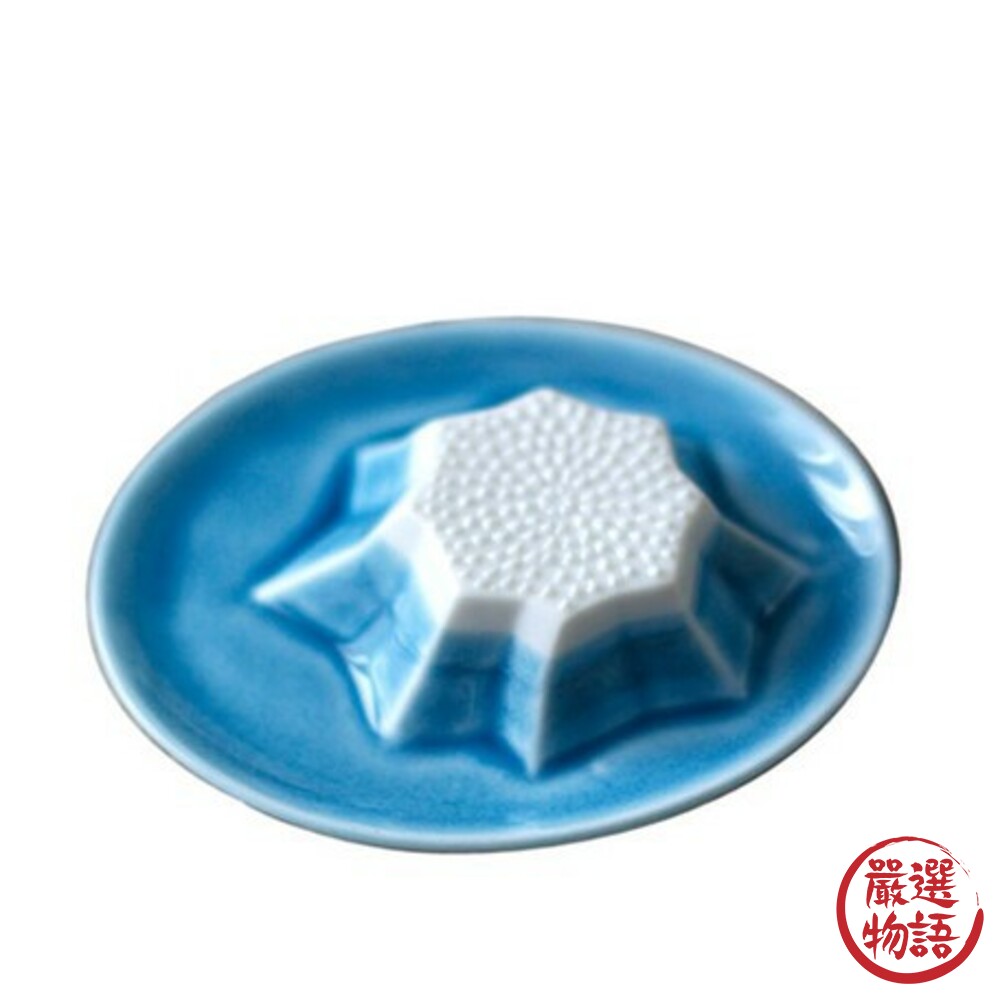 日本製美濃燒醬油碟 Rokuro Blut's 富士山 磨薑 醬油碟 磨薑器 富士山 美濃燒 陶瓷 封面照片