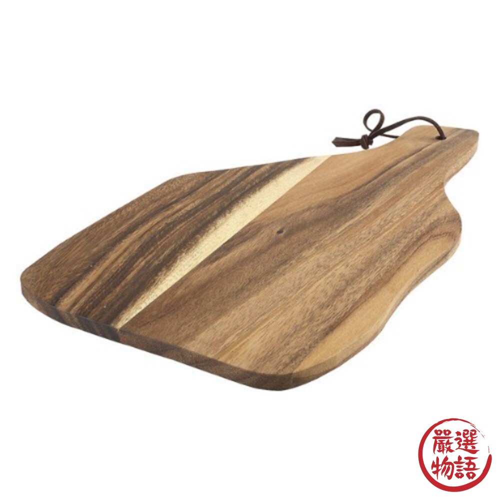 日系木紋手把砧板|切菜板 居家擺設 ins風 露營 廚房用具 隔熱墊 多功能砧板 相思木-圖片-1