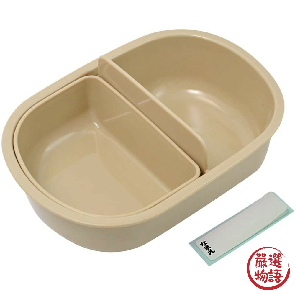 日本製 銀離子漢堡便當盒 透明附蓋 內有隔板 漢堡 抗菌 可微波 耐熱 環保 保鮮盒 野餐 露營-圖片-8