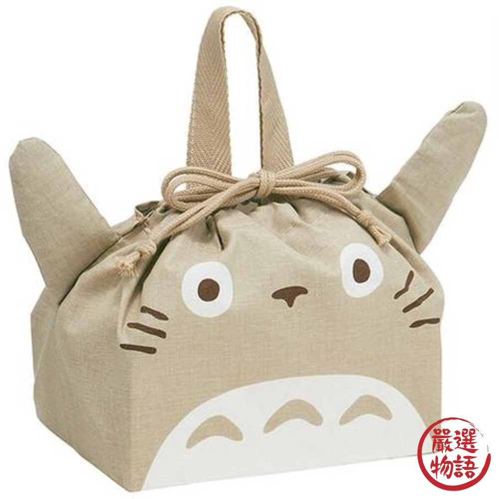 SKATER 宮崎駿龍貓抽繩束口午餐袋 便當袋 吉卜力 豆豆龍 上班上課 郊遊野餐-圖片-4