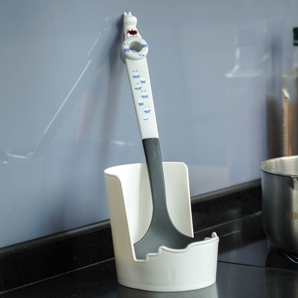 SF-015870-嚕嚕米湯勺 姆明 長柄湯杓 湯勺 湯匙 大湯匙 火鍋湯匙 卡通圖案 湯杓 廚房廚具