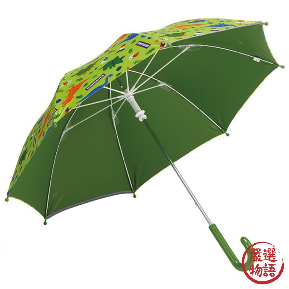 兒童恐龍造型雨傘 反光條 陽傘 雨傘 晴雨傘 安全不夾手 兒童雨傘 直桿傘-圖片-6