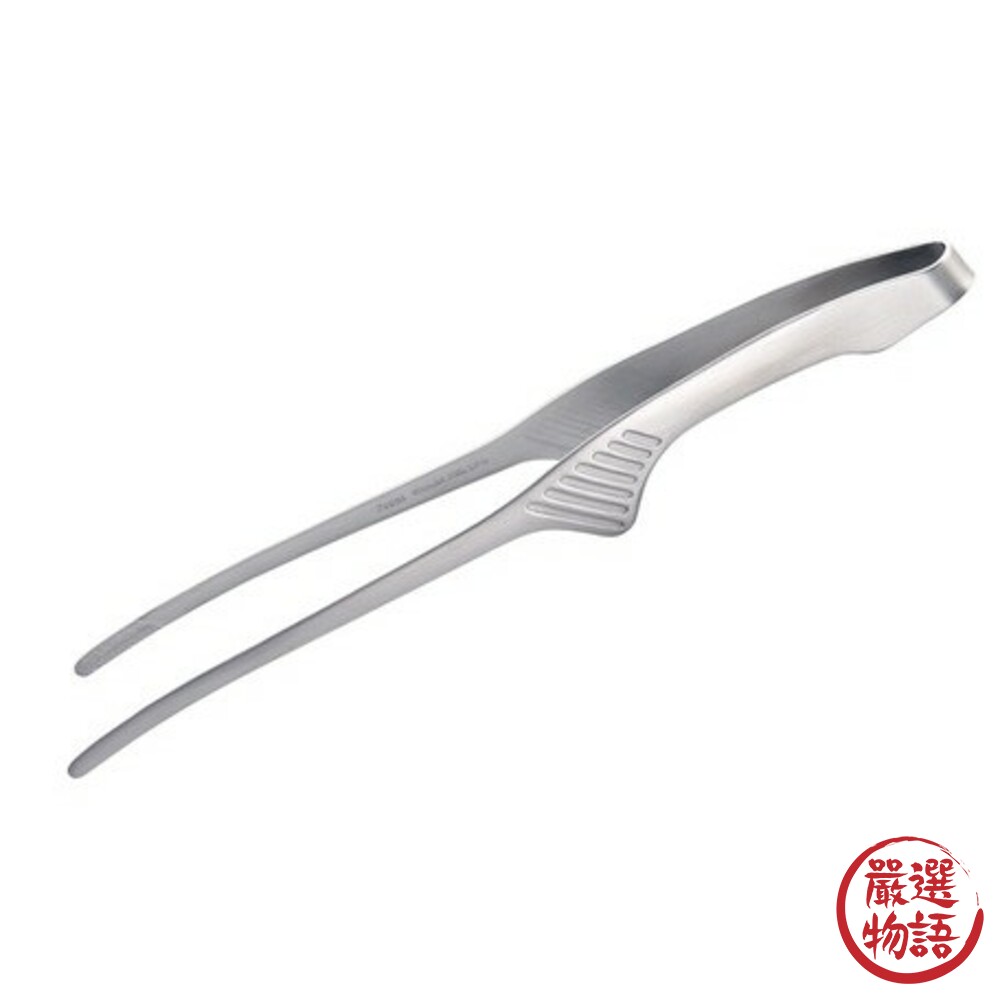 日本製不鏽鋼烤肉夾 18-0 高級安全 不鏽鋼 可站立式設計 防滑烤肉夾 燒肉夾 夾子 烤肉夾 廚房-圖片-2